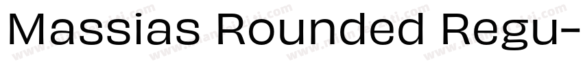 Massias Rounded Regu字体转换